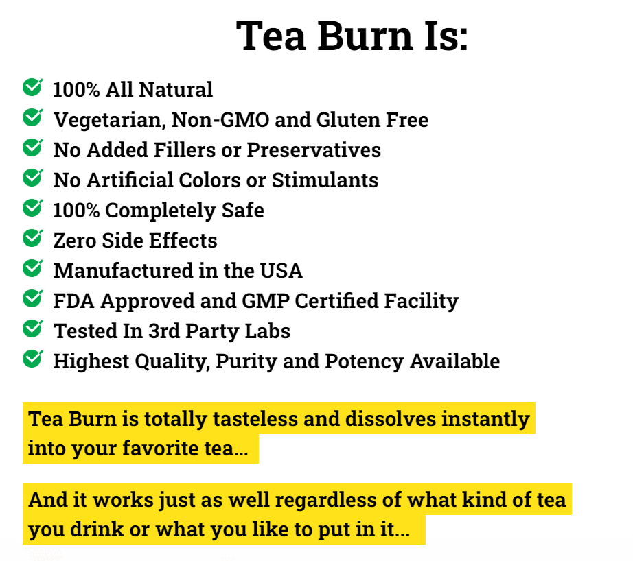 Health Benefits Of Using Tea Burn Belly Fat Tea?