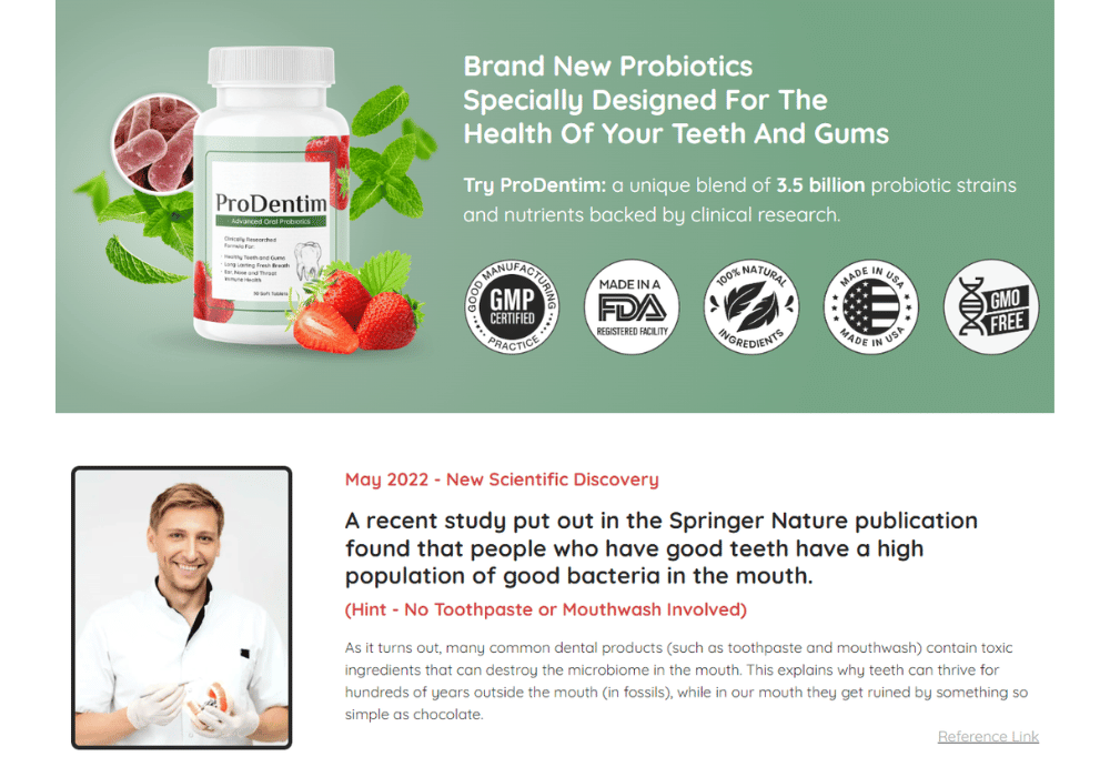 what is prodentim supplement
