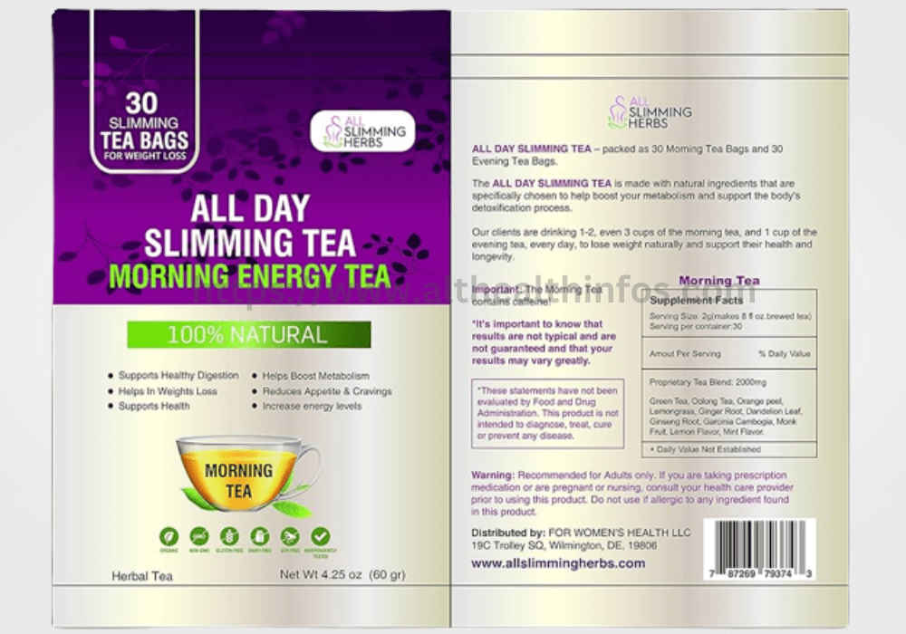 all day slimming tea ingredients