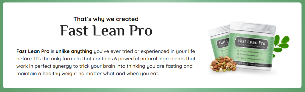 How does Fast Lean Pro work?