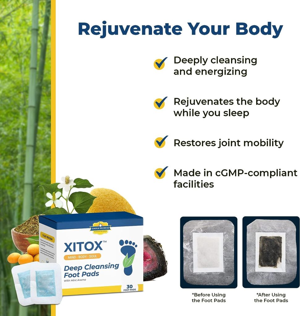 Benefits of Using Xitox Deep Cleansing Foot Pads